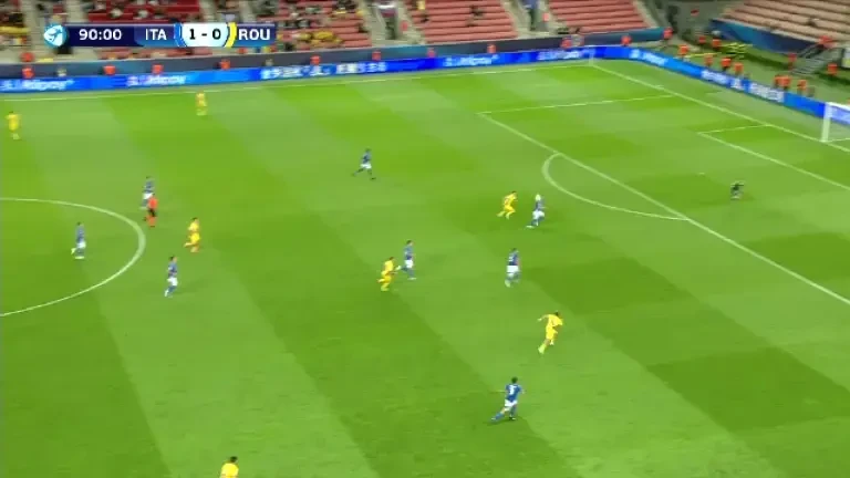 Ratarea lui Zoran Mitrov din Italia U21 - România U21 1-0 (12/06/2025)